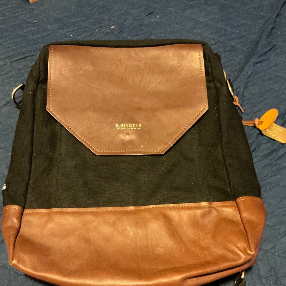 R.Riveter Black Backpack